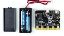BBC micro:bit su USB ir baterijomis