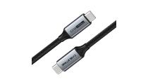 Premium kabelis USB3.1, USB-C - USB-C, 20Gbps, 100W, 20V/ 5A, 4K/ 60HZ, 2m